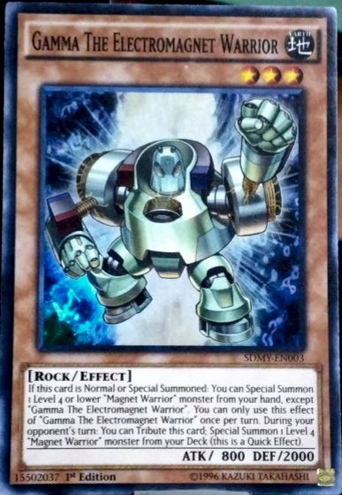 Gamma The Electromagnet Warrior