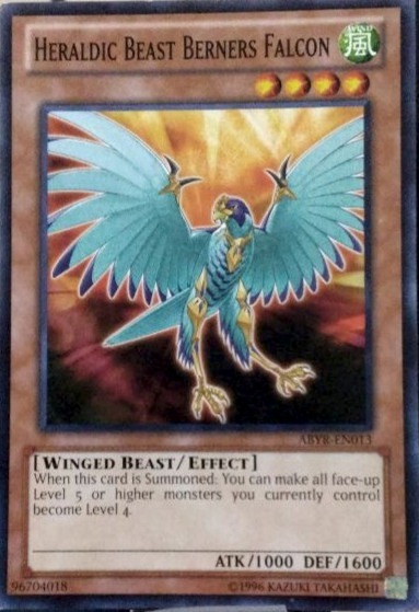 Heraldic Beast Berners Falcon