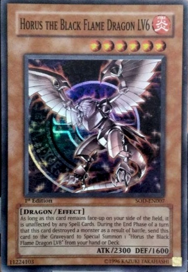 Horus the Black Flame Dragon LV6