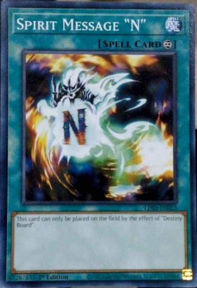 Spirit Message "N"