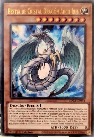 Bestia de Cristal Dragón Arco Iris