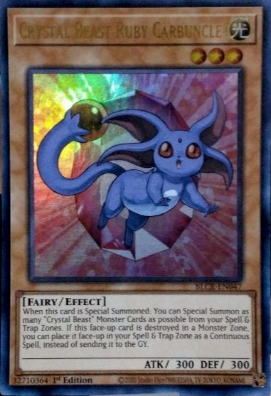 Crystal Beast Ruby Carbuncle