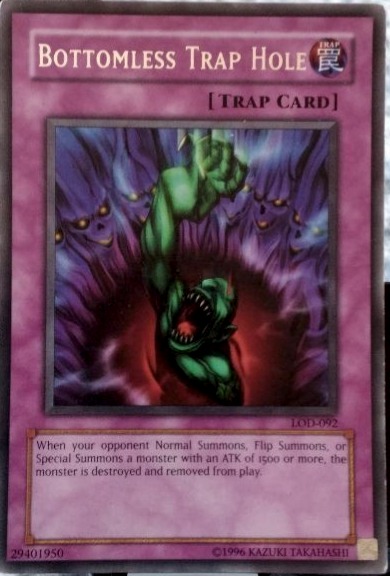 Bottomless Trap Hole