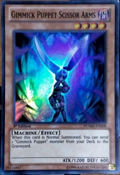 Gimmick Puppet Scissor Arms