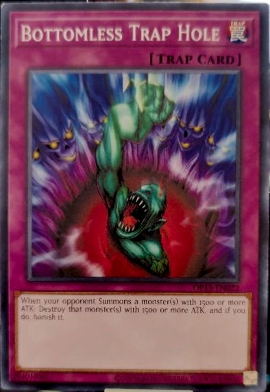 Bottomless Trap Hole