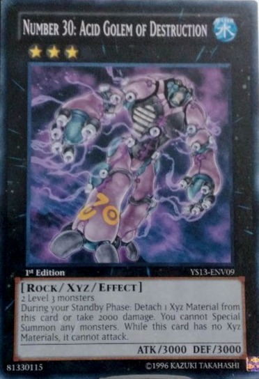 Number 30: Acid Golem of Destruction