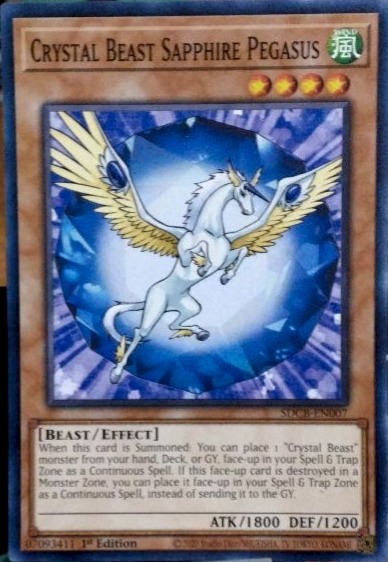 Crystal Beast Sapphire Pegasus