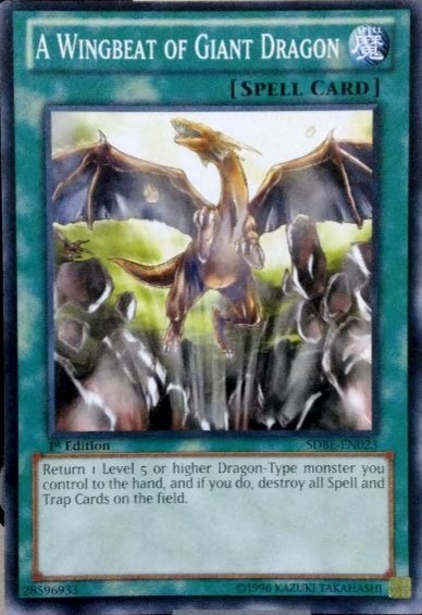 A Wingbeat of Giant Dragon