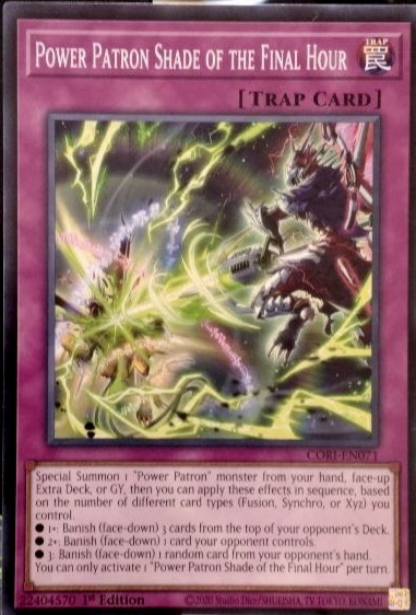 Power Patron Shade of the Final Hour