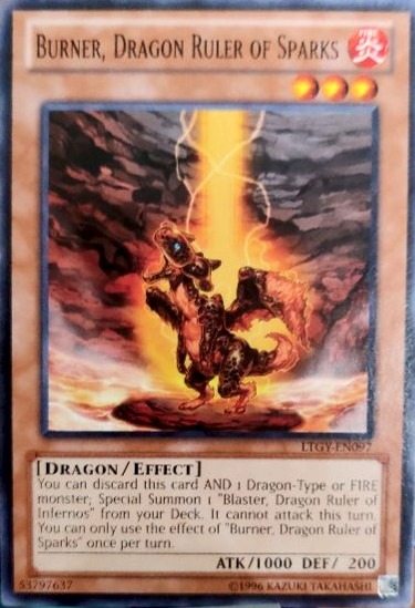 Burner, Dragon Ruler of Sparks