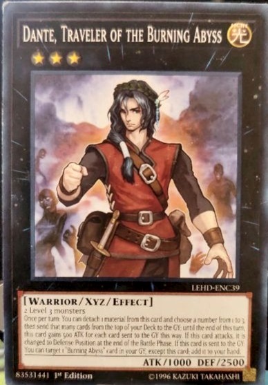 Dante, Traveler of the Burning Abyss
